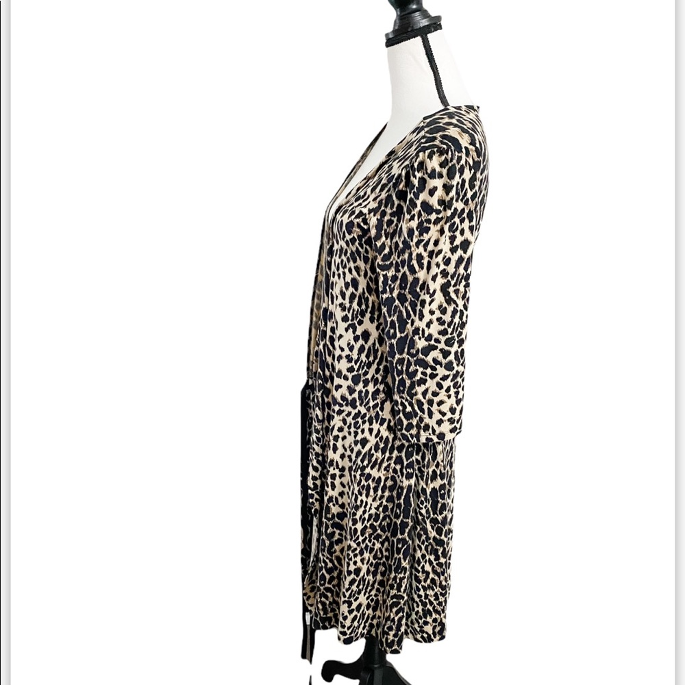 Express Leopard Print Robe Size S - Picture 3 of 7